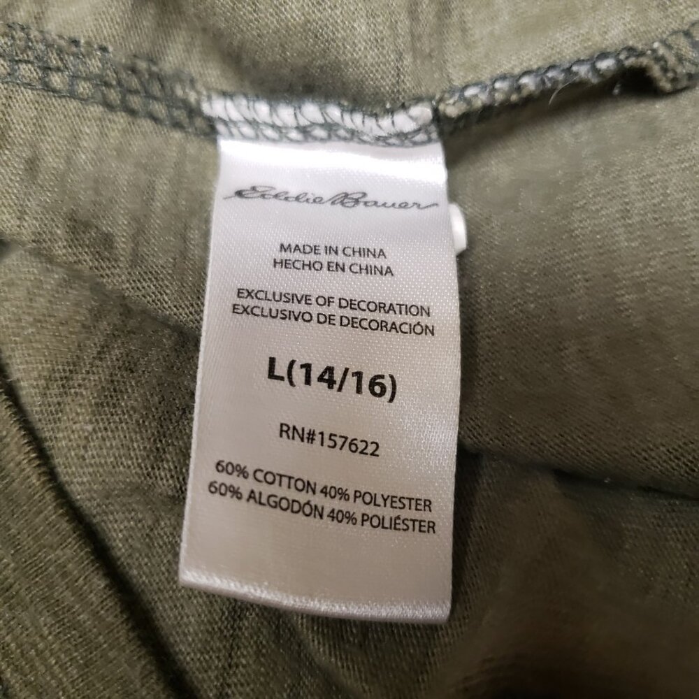 Eddie Bauer Boys Short Sleeve Camo Shirt – Size L (14/16) - Picture 8 of 9